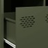 Mesa de centro acero laminado frío verde oliva