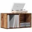 Caja de almacenaje madera de ingeniería envejecida 69,5x34x36cm