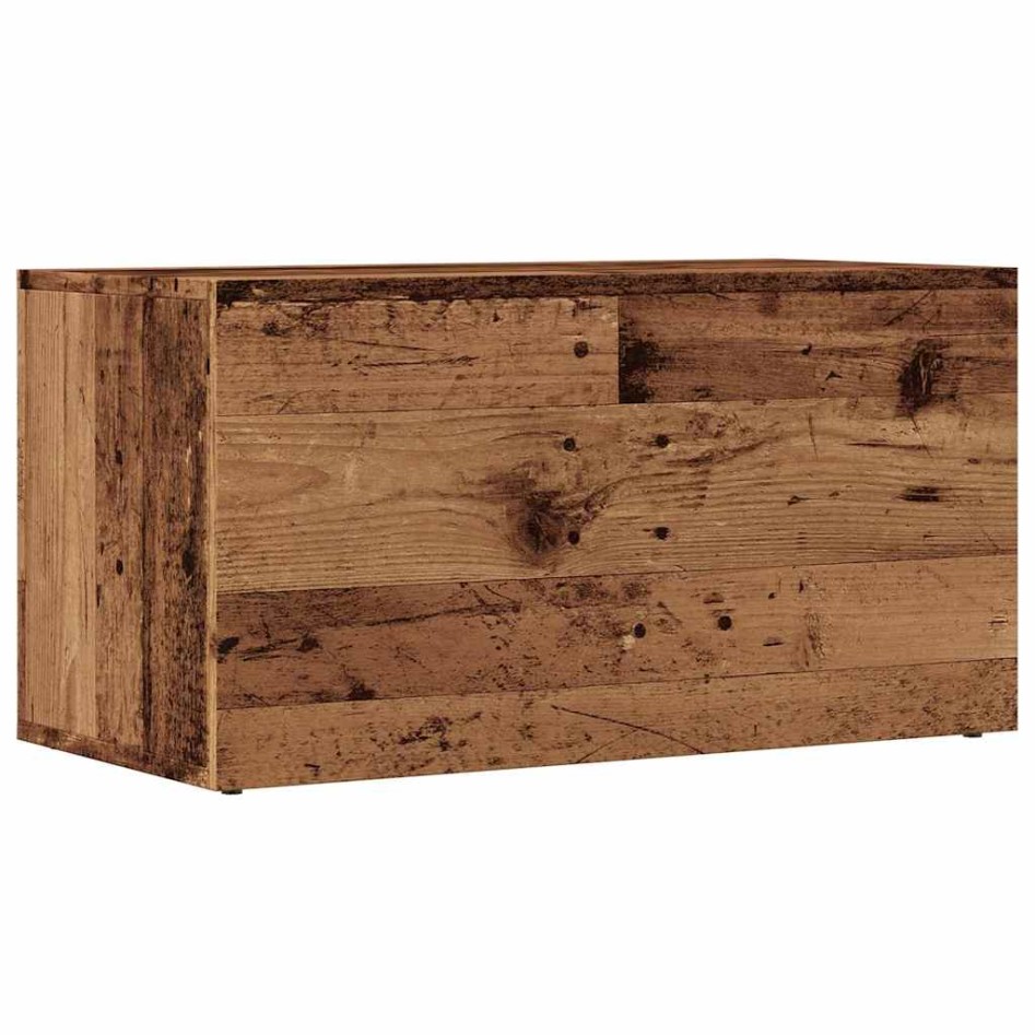 Caja de almacenaje madera de ingeniería envejecida