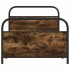 Estructura de cama sin colchón 100x190 cm madera roble