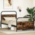 Estructura cama sin colchón 107x203 cm madera roble