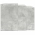 Mesas apilables 3 piezas madera contrachapada gris
