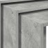 Mesas apilables 3 piezas madera contrachapada gris