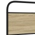 Estructura de cama sin colchón 80x200 cm madera roble