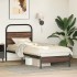 Estructura de cama sin colchón 80x200 cm madera marrón
