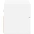 Mesitas de noche de pared 2 unidades blanca 45x26x28,5