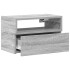 Mesitas de noche de pared 2 uds gris sonoma 45x26x28,5