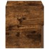 Mesitas de noche de pared 2uds color roble ahumado