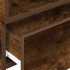 Mesitas de noche de pared 2uds color roble ahumado