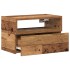 Mesitas de noche de pared 2 unidades madera vieja 45x26x28,5