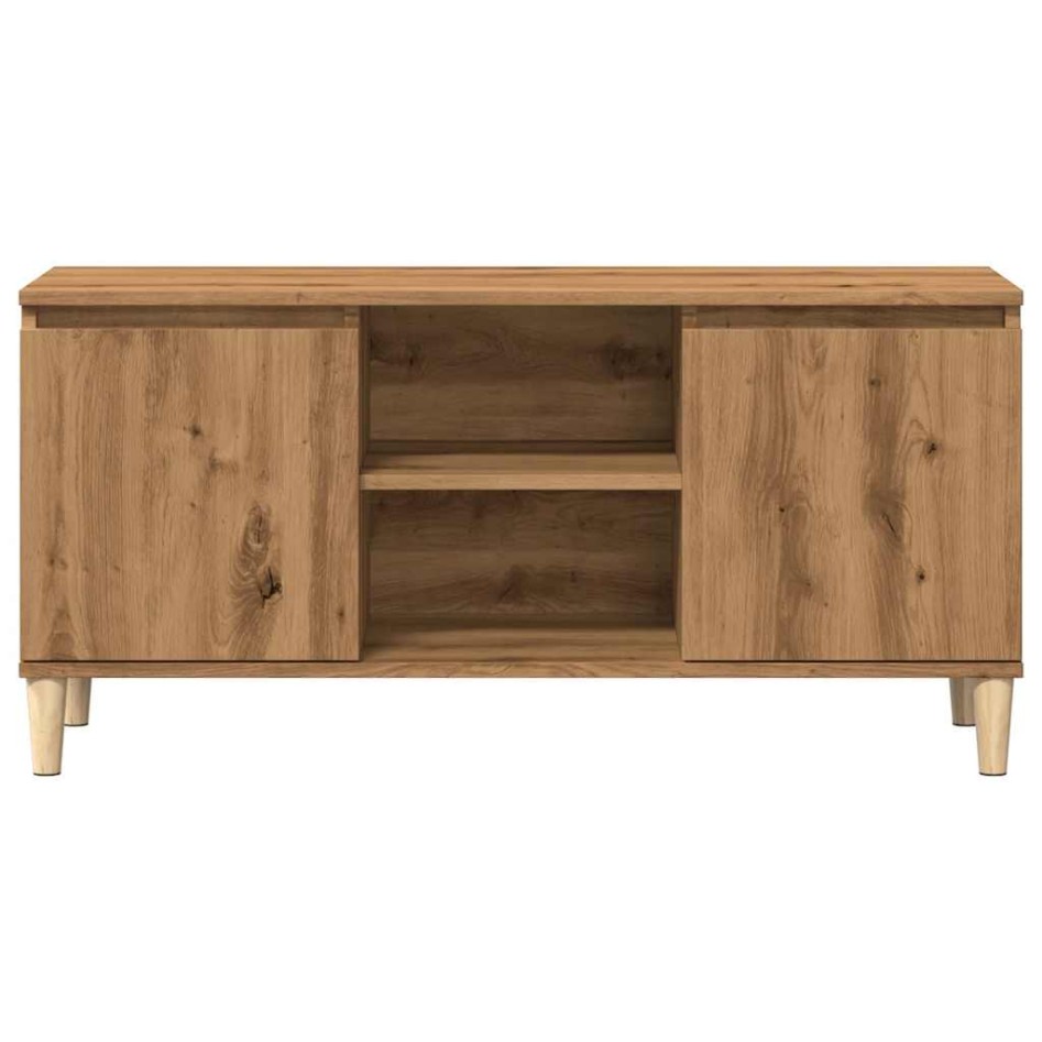Mueble para TV madera de ingeniería roble artisan 102x35x50