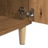 Mueble para TV madera de ingeniería roble artisan 102x35x50