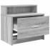 Mesillas de noche con cajón 2 uds gris sonoma 51x31x47