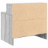 Mesillas de noche con cajón 2 uds gris sonoma 51x31x47