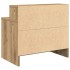 Mesillas de noche con cajón 2 uds roble artesanal 51x31x47