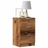 Mesitas de noche 2 uds madera ingeniería envejecida 40x36x65