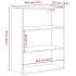 Armario colgante de pared madera vieja 69,5x32,5x90