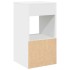 Mesillas de noche con cajón 2 uds blanco 35x34x66,5