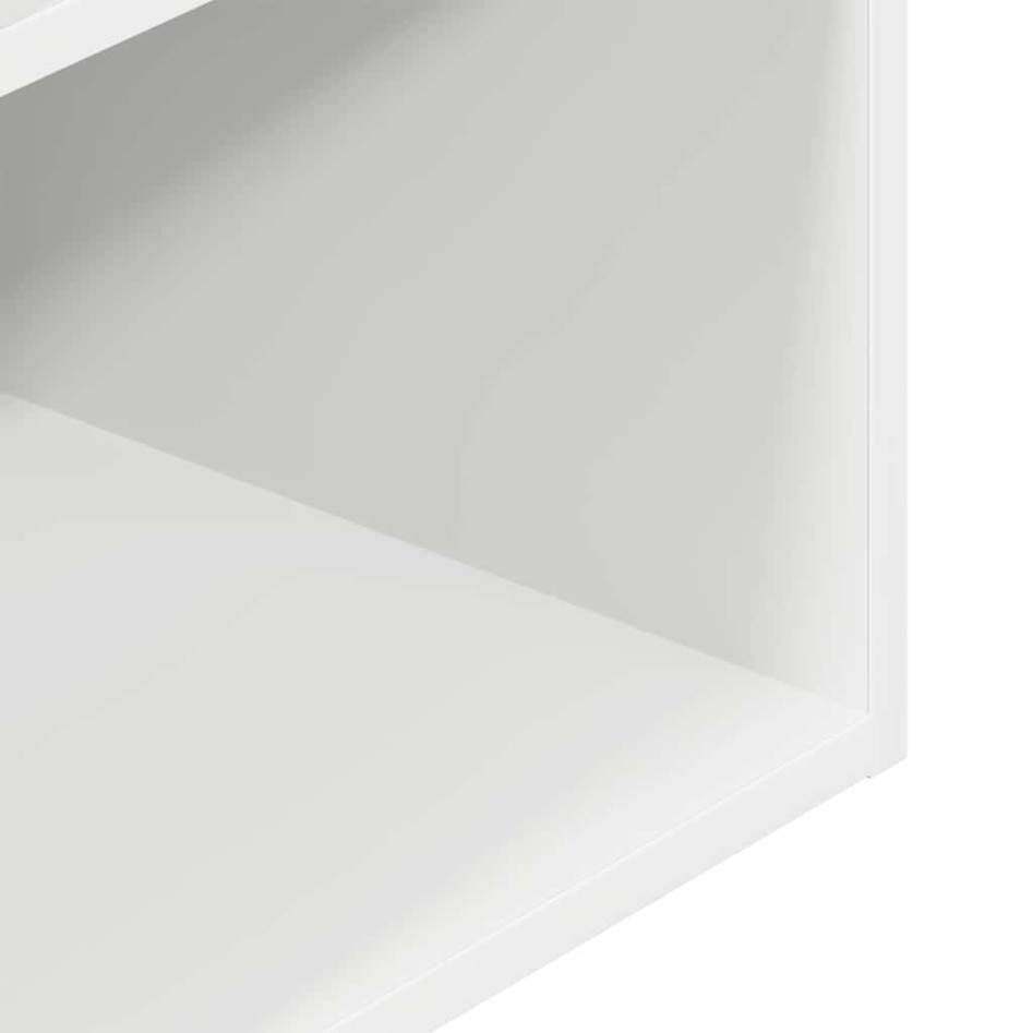 Mesillas de noche con cajón 2 uds blanco 35x34x66,5