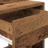 Mesillas de noche con cajón 2 uds madera vieja 35x34x66,5