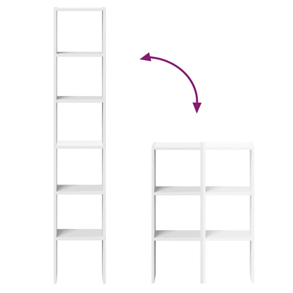 Estanterías 2 uds apilables de madera de ingeniería