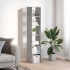 Librerías 2 uds madera contrachapada apilable gris
