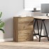 Armarios con 2 cajones 2 uds roble artesanal 60x31x40
