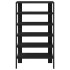 Mueble zapatero madera contrachapada negro 61x32x105