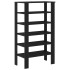 Mueble zapatero madera contrachapada negro 61x32x105