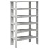 Mueble zapatero madera contrachapada gris hormigón 61x32x105