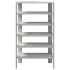 Mueble zapatero madera contrachapada gris hormigón 61x32x105