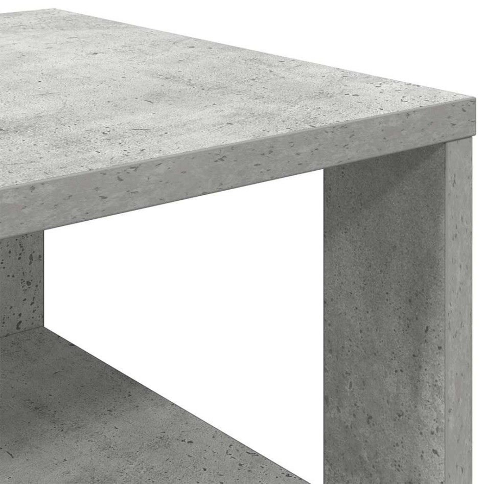 Mueble zapatero madera contrachapada gris hormigón 61x32x105