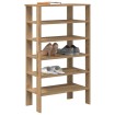 Zapatero artesanal de madera contrachapada 61x32x105 cm