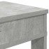 Mueble zapatero madera contrachapada gris hormigón 60x30x98
