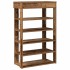 Mueble zapatero madera contrachapada madera vieja 60x30x98