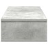 Estante de pared con cajones madera contrachapada gris