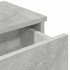 Estante de pared con cajones madera contrachapada gris