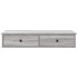 Estante de pared con cajones madera contrachapada roble