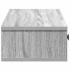 Estante de pared con cajones madera contrachapada roble