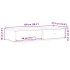 Estante de pared con cajones madera contrachapada roble