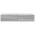 Estante de pared con cajones madera contrachapada sonoma