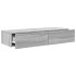 Estante de pared con cajones madera contrachapada sonoma