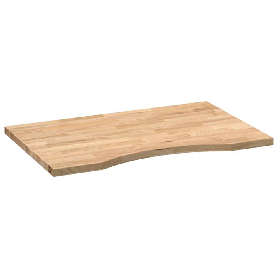 Tablero escritorio rectangular madera maciza roble sin