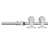 Kit de herrajes para puerta corredera 200 cm acero