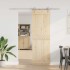 Kit de herrajes para puerta corredera 200 cm acero