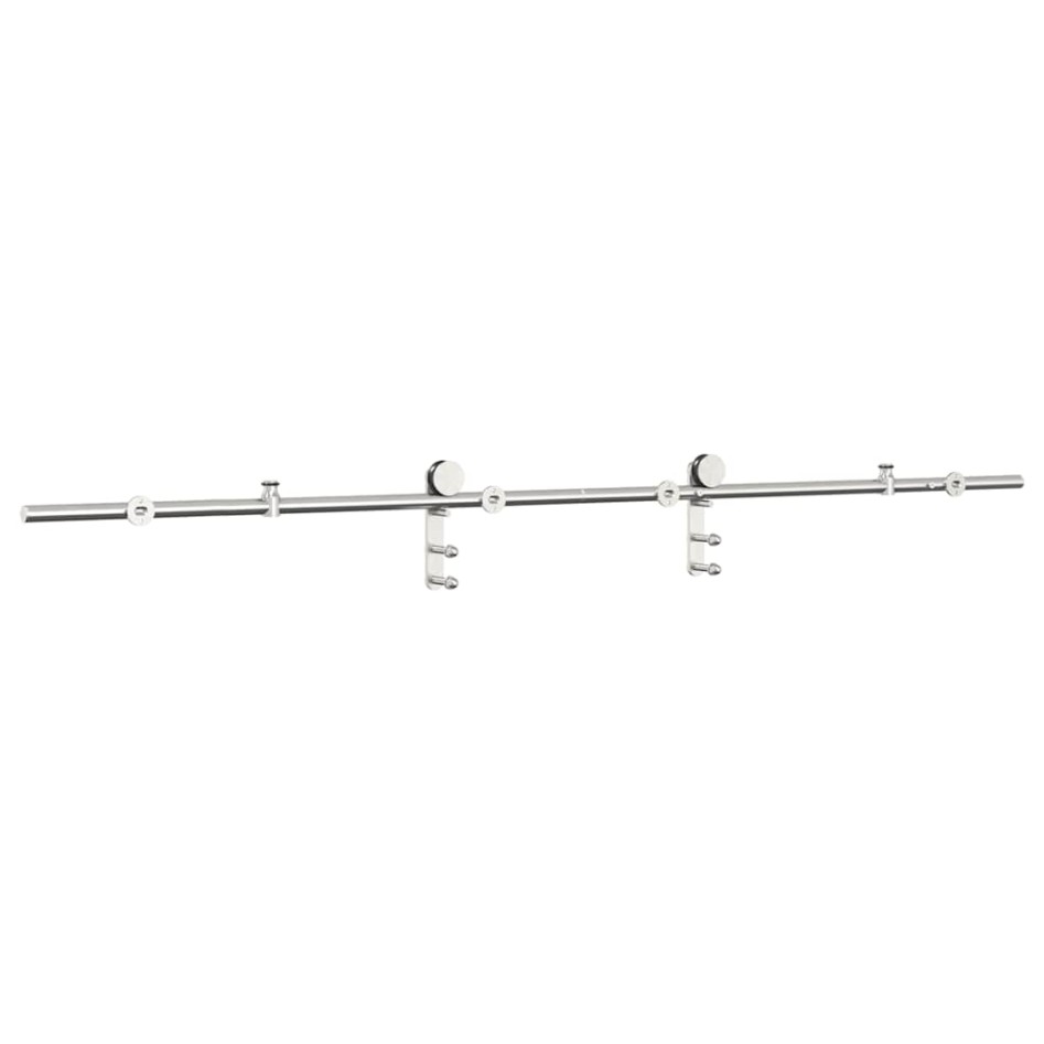 Kit de herrajes para puerta corredera 200 cm acero