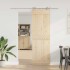 Kit de herrajes para puerta corredera 200 cm acero