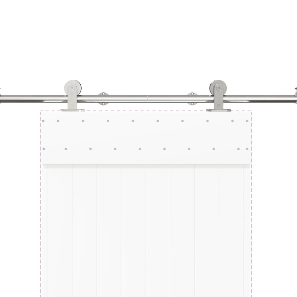 Kit de herrajes para puerta corredera 200 cm acero