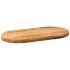 Tablero de mesa ovalado madera maciza de roble 80x40x4
