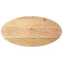 Tablero de mesa ovalado madera maciza de roble 100x50x2